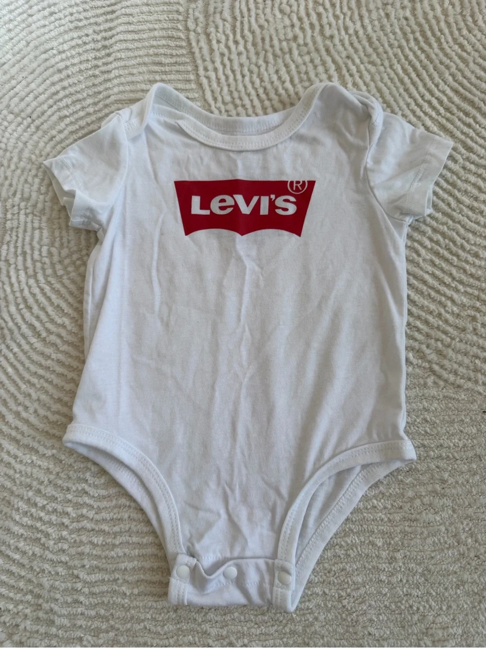 Levi's White Logo Onesie & Mixed Baby Outfit Set — Navy, Pink, Mint, Blue